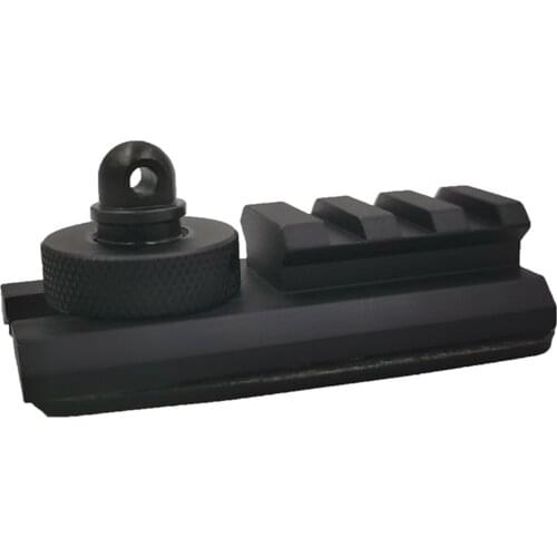 Bugleman V8 Bipod 3 Slots Adapter Mount 20mm Weaver Sling Stud Swivel Airsoft Rifle Picatinny Rail Hunting Shooting Accessories