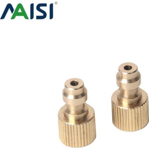 2pcs/lot Golden Mini Airforce Air Gun PCP Male Quick Disconnect Adaptor Female Thread