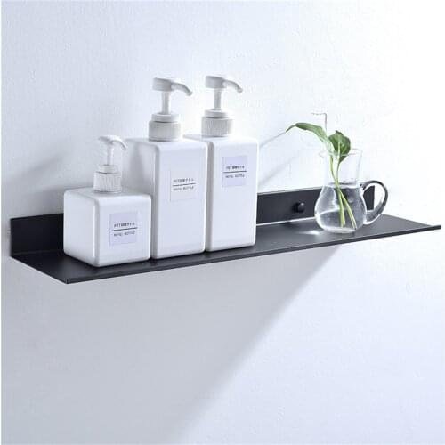 Shower Shelf Space Aluminum Bathroom Shelves Kitchen Wall Shelf Shower Storage Rack Bathroom Accessories Organizer 30/40/50cm
