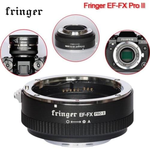 Fringer EF-FX PRO II lens adapter EF-FX II for Canon EF Lens to Fujifilm Auto Focus Adapter Compatible Fujifilm X-H X-T X-PRO