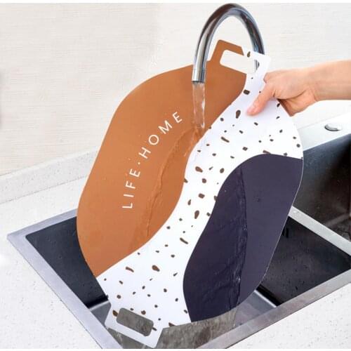 Nordic Letter Pattern Dirt-proof Table Mat Heat Insulation Non-Slip Placemat