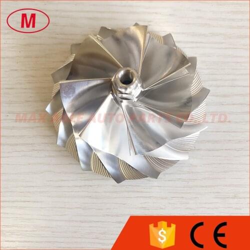 HX40 7+7 blades 64.50/90.00mm high performance turbocharger billet/milling/aluminum 2618 compressor wheel