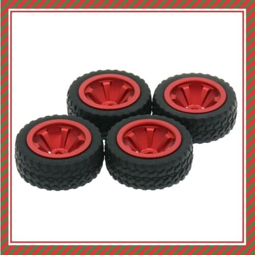 RCAWD Alloy Rim Rally Wheel For Rc Hobby Model Car 1/28 Wltoys K969 K989 P929 Drift Rally Bigfoot Kyosho Mini-Z Mini-Q