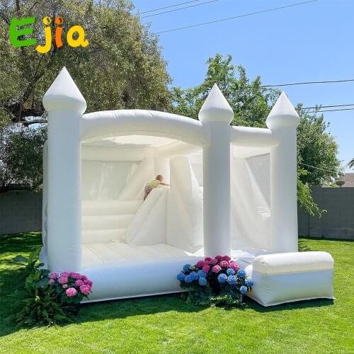 Commercial Inflatable Wedding Bouncer House Outdoor Jumping Inflatable Bouncing Castle House With Slide For Adult Kids Fun