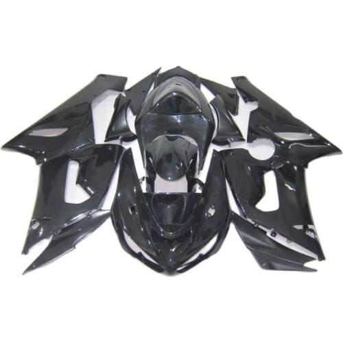 Custom Motorcycle fairings kit for KAWASAKI Ninja ZX6R 2005 2006 ABS plastic racing fairing bodywork ZX6R 636 05 06 glossy black