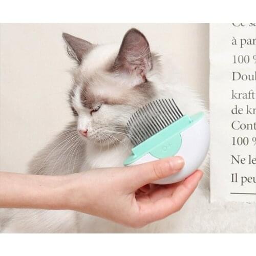 Cat Massage Comb Hair Removal Open Knot Pet Dogs Brush Stainless Steel Remove For Puppy Grooming Daily Clean