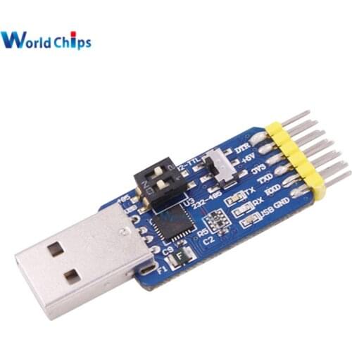 USB CP2102 to TTL RS232 USB TTL to RS485 Mutual Convert 6 in 1 Convert Module