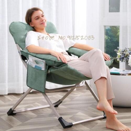 Single lazy sofa chair balcony reclining chair college student dormitory computer chair leisure folding back chair
