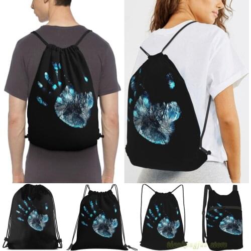 Fringe Hand Men Purpose Drawstring Backpack Bags Women Outdoor Travel Backpacks Gym Training Swimming Fitness Bag
