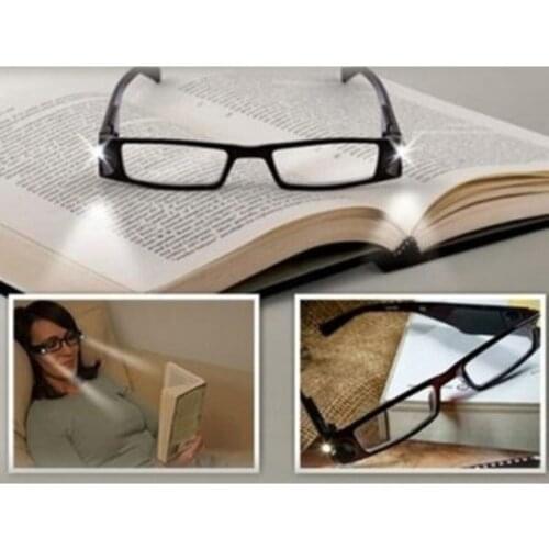 Led Illuminated Unglazed Book Reading Sunglasses At Night Silent Dark Personalized Trend 2021 Quality Fashion Stylish Design