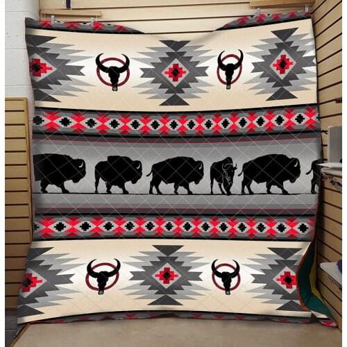 3D Bulls Quilt Vintage Fashion Soft High End Fashionable Classic Kids School Adults Bed Spring Summer Quilt Dropshipping