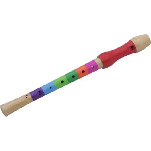 8-Hole Flute Clarinet Piccolo Trumpet Trumpet Toys Wood Early Childhood Education Toys Musical Education Musical Instrument Seve