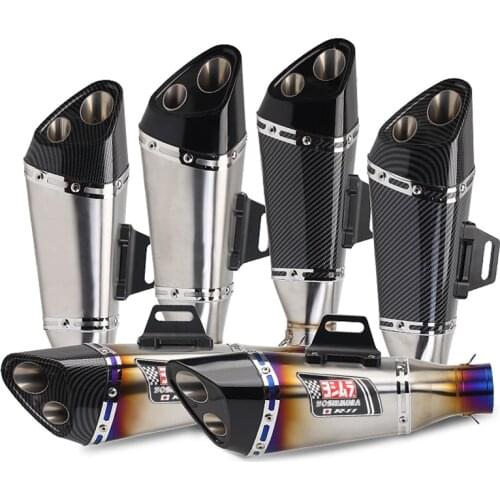 Slip on Universal Yoshimura R11 Motorcycle Exhaust Pipe Muffler Escape moto for r3 r6 MT07 MT09 trk502 z250 z400 z750 z900 ER6N