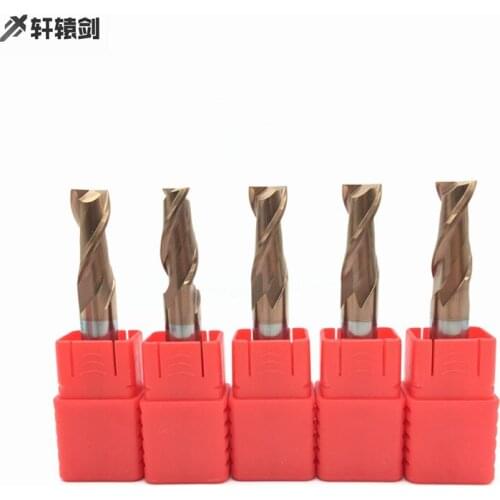 1pc 2Flute End Mill 4MM 5MM 6MM 8MM 10MM 12MM Flat Endmills HRC60 CNC Lathe Machine Indexable Milling Cutters Tool ROUTER BIT