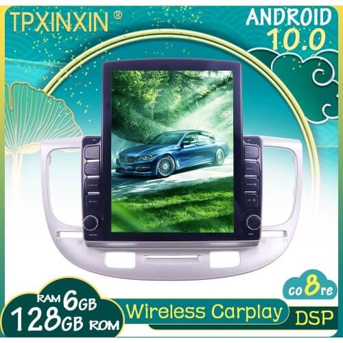 10.0 For Kia Rio 2005-2008 Android Car Stereo Car Radio with Screen Tesla Radio Player Car GPS Navigation Head Unit