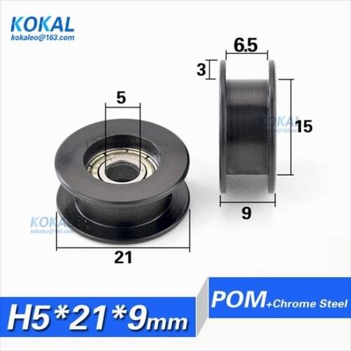 [H0521-9]Free Shipping 10PCS aluminum sliding door roller hanging wheel Tine belt cable pulley roller sheave H groove folding