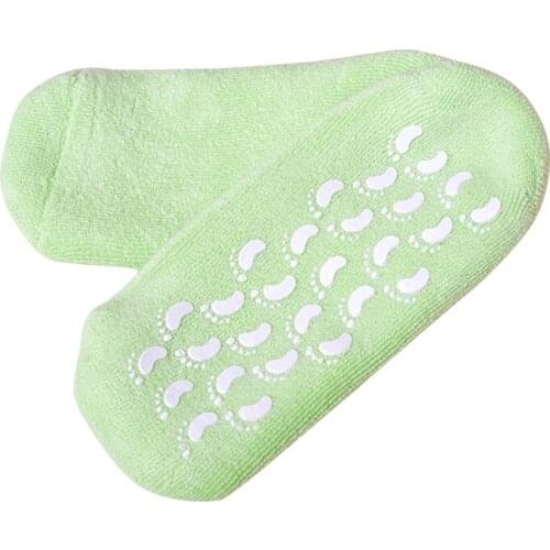 2021 New 1 Pair Super Soft Spa Socks for Pedicure Moisturizing Mask Cracked Skin Heel Gel