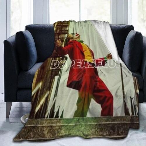 2021 high-quality 3D hard work unwilling to motivate the clown plush throw blanket bed and sofa blanket