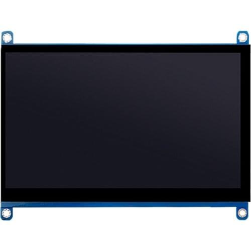 7 Inch HDMI-Compatible USB LCD Display Monitor 1024X600 HD Capacitive Press Screen Portable Monitor for Raspberry Pi