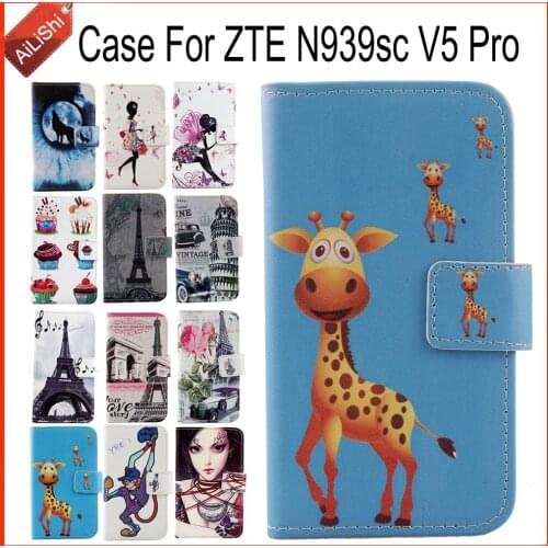 AiLiShi Factory Direct! For ZTE N939sc V5 Pro Case PU Flip Cartoon Leather Case Exclusive 100% Special Phone Cover Skin+Tracking