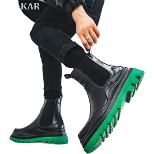 Мужские ботинки челси AMEKAR China At AliExpress