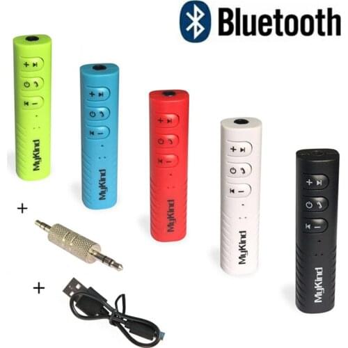 3.5mm Jack Wireless Bluetooth Receiver Rechargable Audio Transmitter For Headphone PC Music MP3 Speaker Car Auto Aux Kit
