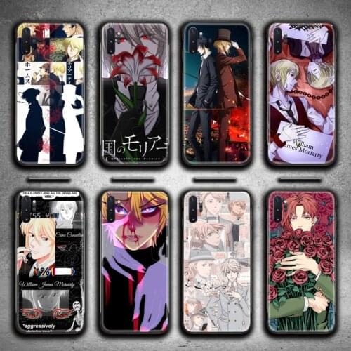 Anime Moriarty the Patriot Phone Case For Samsung Galaxy Note20 ultra 7 8 9 10 Plus lite M51 M21 M31S J8 2018 Prime