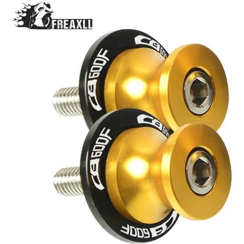 For HONDA CB600F HORNET 1998-2006 2001 2002 2003 2004 2005 8MM Motorcycle Accessories Motorcycle CNC Swingarm Sliders Spools