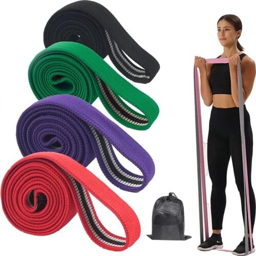 Long Resistance Bands Elastic Bands for Pull Up Assist Stretching Training Booty Band Workout Home Yoga Gym Fitness Equipment