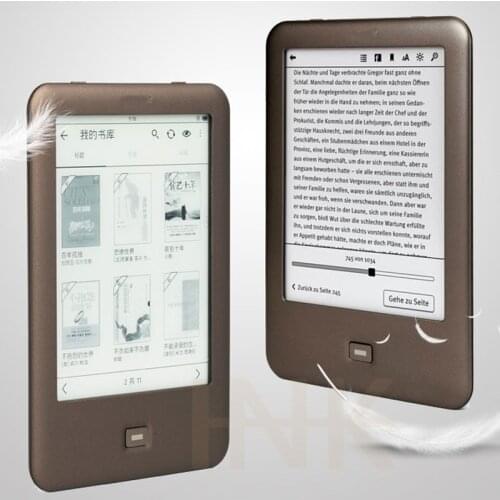 Built in Light e-Book Reader WiFi ebook e-ink 6 inch Touch Screen 1024x758 electronic Book Reader