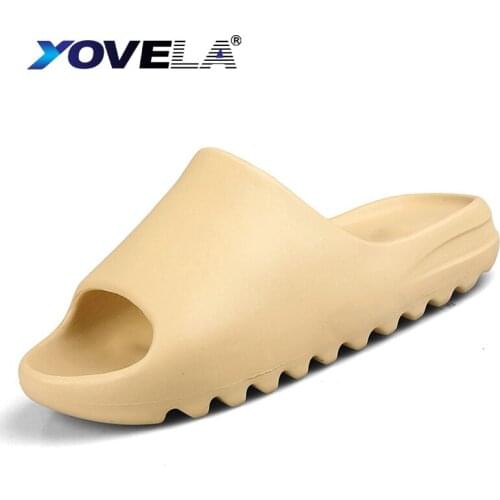 Brand Design Men Slippers Indoor Home Hotel Slippers Lover Bathroom Anti-slip Slides Summer House Shoes Ladies Plus Size 36-45