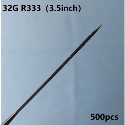 500pcs 32G R333 3.5 Inch Triangular Felting Needles Hand Merino Wool
