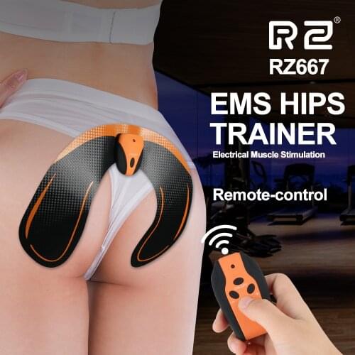 Intelligent Remote Control USB Electric Muscle Stimulator EMS Massager Hip Muscle Trainer Exercise Machine Gym Fitness Equipment
