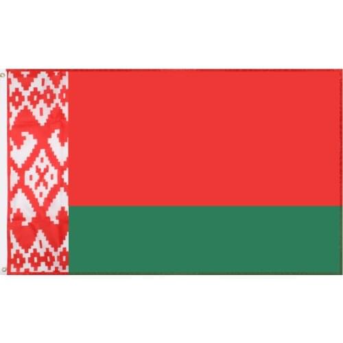 JiaHao Wholesale 100% Polyester Double Stitched Stock 3x5ft Belarus Flag