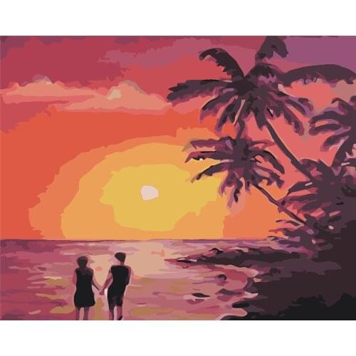 Sage Hello Painting By Numbers For Adults Diy Kits Handpainted On Canvas No Frameless Oil Picture Drawing Coloring By Number