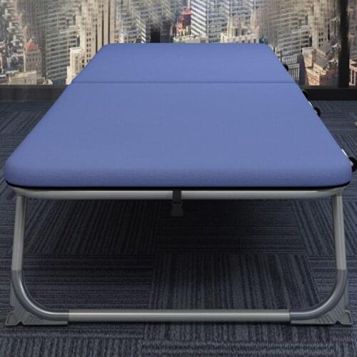 Multipurpose Sponge Folding Recliner Bed Portable Simple Lunch Dormitory Nap Bed With Silent Casters Space Saving Lounge Chair