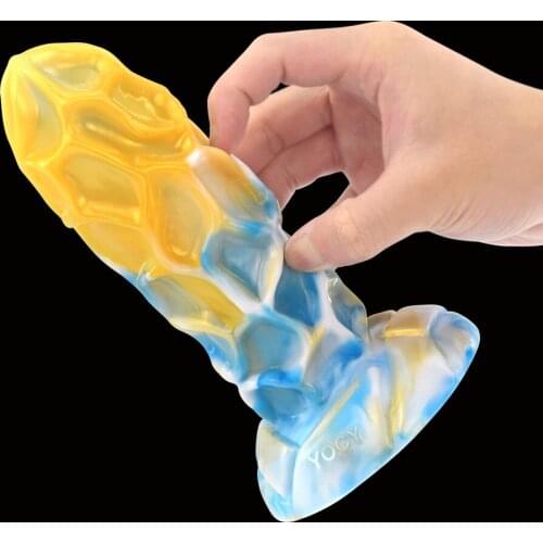 Soft Silicone Colorful Huge Anal Plug Big Dildo Soft Anal Toys Anus Expand Thick Anal Dilation With Suction Cup Prostate Massage