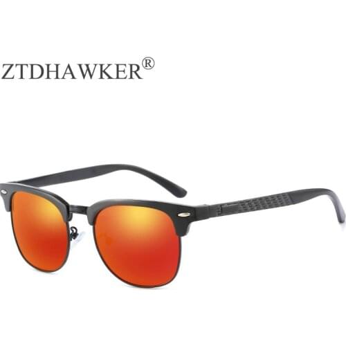 The New Men and Women Polarized Sunglasses All Aluminum Magnesium Ladies Spectacles Series Driving Mirror Glasses Classic