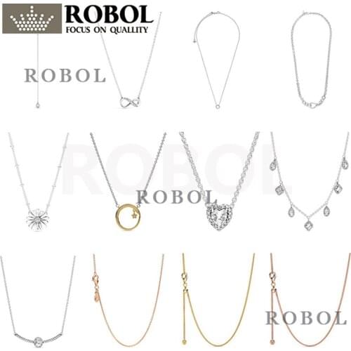 Original High-quality Boutique 925 Sterling Silver Necklace 2020 Autumn New Exquisite Jewelry, Light Luxury Classic All-match