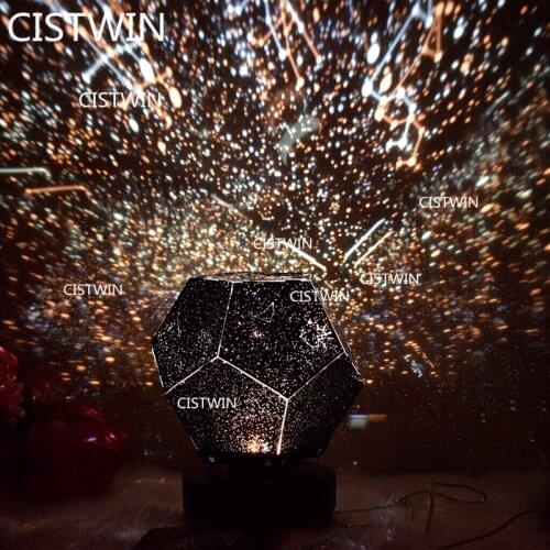 Planetarium led starry sky galaxy projector lamp child room star light table lamps Decor home battery powered nightlight usb gif