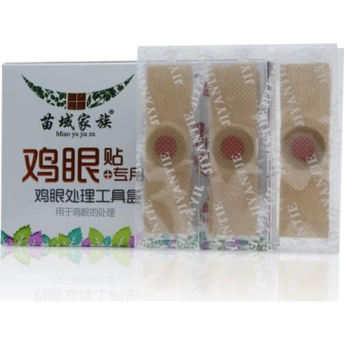 40 Pcs/1Box Foot Corn Removal Foot Care Medical Plaster Calluses Plantar Warts Thorn Plaster Health Care For Relieving Pain