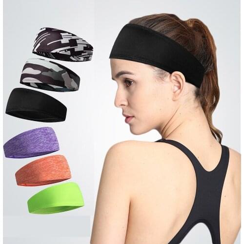 3 PCS Headbands Sweatbands Women Men Head Bands for Sports Workout Exercise Cycling Hiking Tennis Basketball