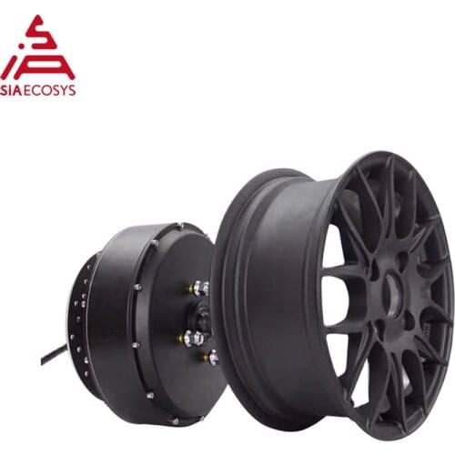 QS Motor 12inch 5.0inch width 5000W V4 260 Brushless DC Electric Double shaft Detachable Separated Scooter Wheel Hub Motor