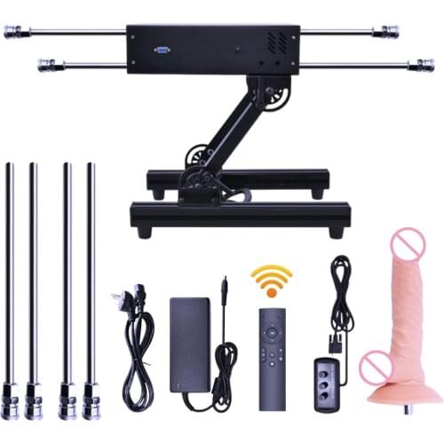 4p/2p Dual Control 200w Sex Machine with Sex Toys Attachment ,Quite,Powerful,Adjustable,Strong Love Machine for Gay Lesbian