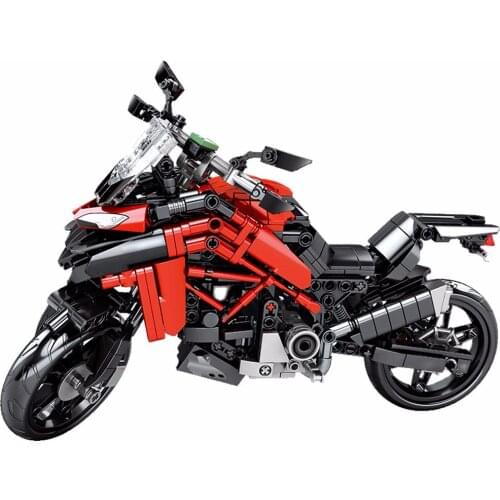 Creator Motorcycle Bricks MOTO off load Car Creator Expert Building Blocks City Toys For Children Boy Classic Gift 710PCS