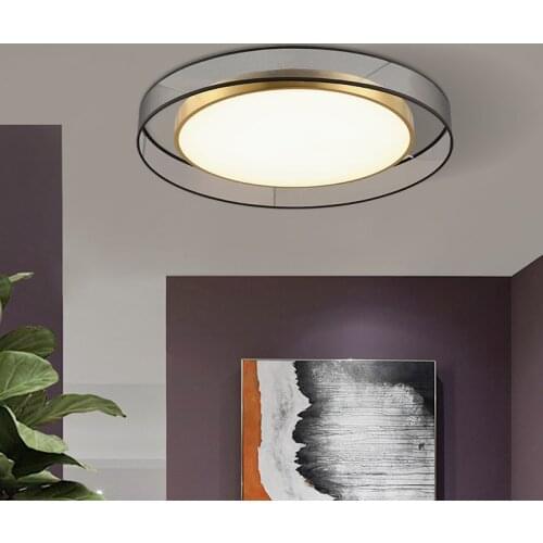 Postmodern LED Ceiling Lamp Living Room Light Luxury Lamp Nordic Super Bright Simple Atmospheric Master Bedroom Lamp