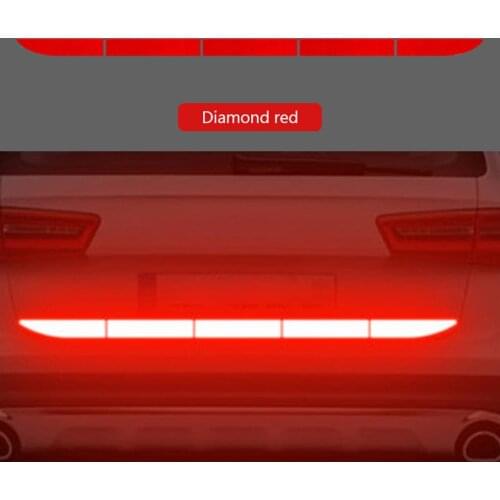 Universal Car Reflector Sticker Car Exterior Accessories Adhesive Reflective Tape Reflex Exterior Warning Strip Protect Car Body