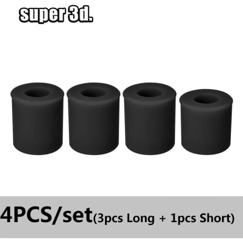 4PCS/set Hot Bed Leveling Column Silicone Solid Spacer Platform Leveler For CR-10/ CR10S CR-X Ende-3 3D Printer Parts
