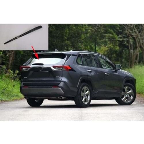 Carbon Fiber Tail Rear Window Wiper Cover Trim for 2019-2020 Toyota RAV4 3PCS