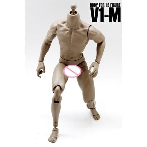 1/6 Scale Is Similar To TTM19 Muscle Body, Suitable Ht Head V1-M Muscle Body and Various12-Inch Action Figure Clothing Doll Toy